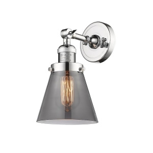 Innovations 1 Light Small Cone Sconce in Polished Chrome 203-Pc-g63 - All