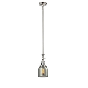 Innovations 1 Light Small Bell Mini Pendant in Polished Nickel 206-Pn-g53 - All