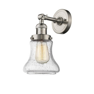 Innovations 1 Light Bellmont Sconce in Brushed Satin Nickel 203-Sn-g194 - All
