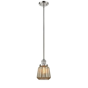 Innovations 1 Light Chatham Mini Pendant in Polished Nickel 201S-pn-g146 - All
