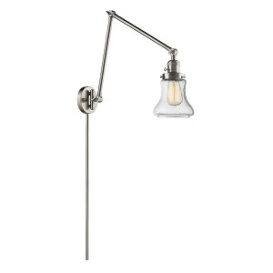 Innovations 5 Light Bellmont Double Swing Arm in Brushed Satin Nickel 238-Sn-g194 - All