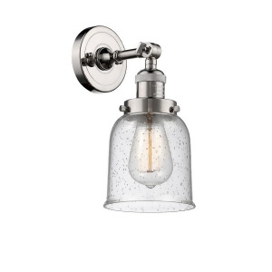 Innovations 1 Light Small Bell Sconce in Polished Nickel 203-Pn-g54 - All