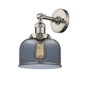 Innovations 1 Light Large Bell Sconce in Brushed Satin Nickel 203-Sn-g73 - All