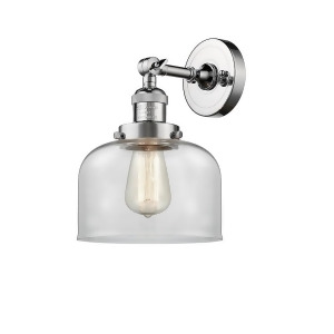 Innovations 1 Light Large Bell Sconce in Polished Chrome 203-Pc-g72 - All