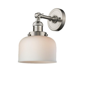 Innovations 1 Light Large Bell Sconce in Brushed Satin Nickel 203-Sn-g71 - All