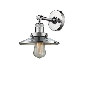 Innovations 1 Light Railroad Sconce in Polished Chrome 203-Pc-m7 - All