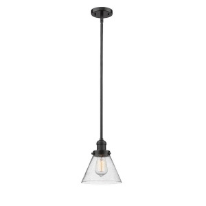 Innovations 1 Light Large Cone Mini Pendant in Oiled Rubbed Bronze 201S-ob-g44 - All