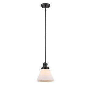Innovations 1 Light Large Cone Mini Pendant in Oiled Rubbed Bronze 201S-ob-g41 - All
