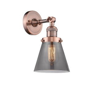 Innovations 1 Light Small Cone Sconce in Antique Copper 203-Ac-g63 - All