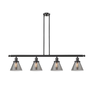 Innovations 4 Light Large Cone Island Light in Oiled Rubbed Bronze 214-Ob-g43 - All