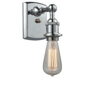 Innovations 1 Light Bare Bulb Sconce in Polished Chrome 516-1W-pc - All