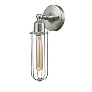 Innovations 1 Light Muselet Sconce in Brushed Satin Nickel 226-Sn - All