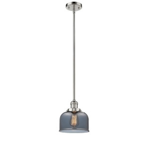 Innovations 1 Light Large Bell Mini Pendant in Polished Nickel 201S-pn-g73 - All