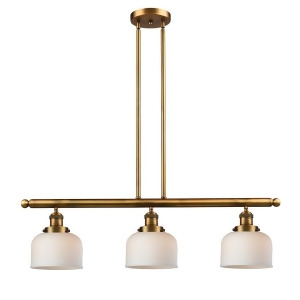 Innovations 3 Light Large Bell Island Light in Brushed Brass 213-Bb-g71 - All