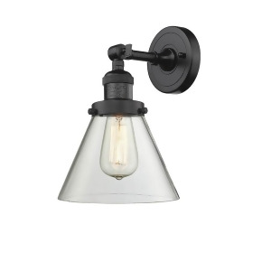 Innovations 1 Light Large Cone Sconce in Oiled Rubbed Bronze 203-Ob-g42 - All