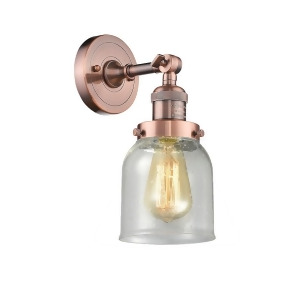 Innovations 1 Light Small Bell Sconce in Antique Copper 203-Ac-g54 - All