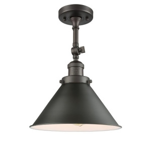 Innovations 1 Light Briarcliff Semi-Flush Mount in Oiled Rubbed Bronze 201F-ob-m11 - All