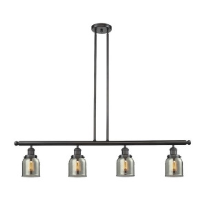 Innovations 4 Light Small Bell Island Light in Oiled Rubbed Bronze 214-Ob-g53 - All