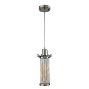 Innovations 1 Light Quincy Hall Mini Pendant in Brushed Satin Nickel 216-Sn - All