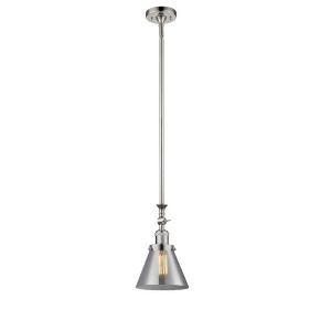 Innovations 1 Light Large Cone Mini Pendant in Polished Nickel 206-Pn-g43 - All