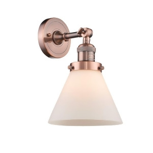Innovations 1 Light Large Cone Sconce in Antique Copper 203-Ac-g41 - All
