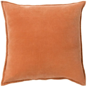 Cotton Velvet by Surya Down Fill Pillow Burnt Orange 18 x 18 Cv002-1818d - All
