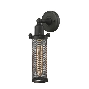 Innovations 1 Light Quincy Hall Sconce in Oiled Rubbed Bronze 217-Ob - All
