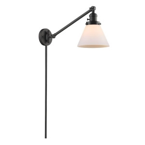 Innovations 1 Light Large Cone Swing Arm in Oiled Rubbed Bronze 237-Ob-g41 - All