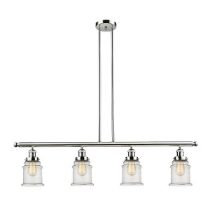 Innovations 4 Light Canton Island Light in Polished Nickel 214-Pn-g184 - All