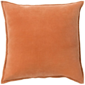 Cotton Velvet by Surya Poly Fill Pillow Burnt Orange 18 x 18 Cv002-1818p - All