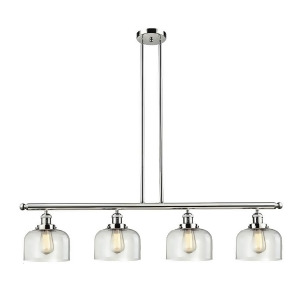 Innovations 4 Light Large Bell Island Light in Polished Nickel 214-Pn-g72 - All