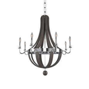 Kalco Sharlow 8 Light Chandelier in Chrome 300484Ch - All