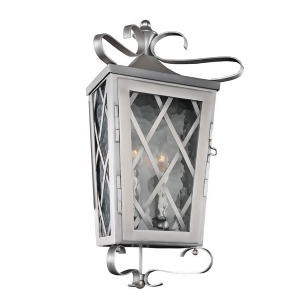 Kalco Trellis Wall Pocket Sconce in Brushed Stainless Steel 402220Sl - All