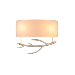 Kalco Reno 2 Light Wall Sconce in Pearl Silver 501129Ps - All
