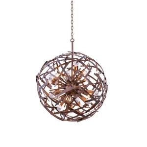 Kalco Ambassador 26 Inch Pendant in Copper Patina 501551Cp - All