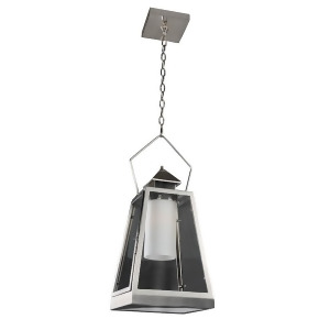 Kalco Revere Outdoor Medium Hanging Lantern Brushed Stainless Steel 400510Sl - All