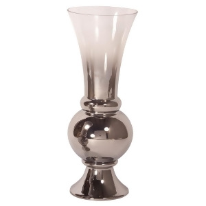 Howard Elliott Smokey Glass Fluted Large Vase 93011 - All