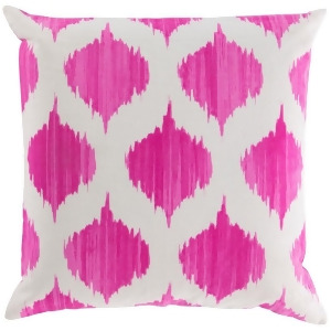 Ogee by Surya Poly Fill Pillow Bright Pink/Khaki 18 x 18 Sy027-1818p - All