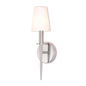 Livex Lighting Witten 1 Light Wall Sconce in Polished Chrome 41692-05 - All