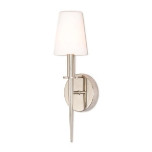 Livex Lighting Witten 1 Light Wall Sconce in Polished Nickel 41692-35 - All