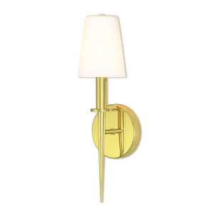 Livex Witten 1 Light Wall Sconce in Polished Brass 4.25 w x 14.5 h 41692-02 - All