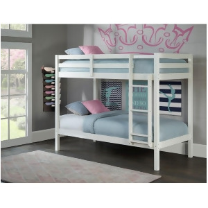 Hillsdale Caspian Twin Over Twin Bunk Bed White 2179-021 - All