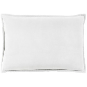Cotton Velvet by Surya Poly Fill Pillow Gray 13 x 20 Cv013-1320p - All
