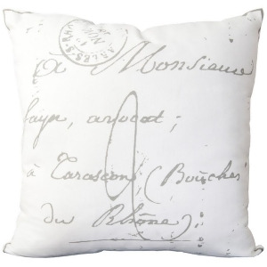 Montpellier by Surya Poly Fill Pillow Cream/Charcoal 22 x 22 Lg512-2222p - All