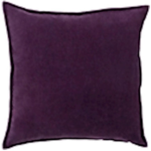 Cotton Velvet by Surya Down Fill Pillow Dark Purple 22 x 22 Cv006-2222d - All
