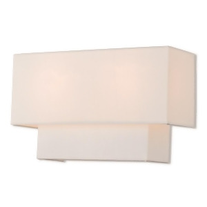 Livex Claremont 2 Light Wall Sconce in Brushed Nickel 13 w x 8 h 51046-91 - All