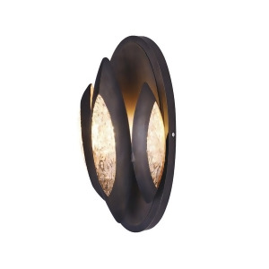 Maxim Lighting Lotus 1-Light Wall Sconce in Burnished Bronze 26310Icbrb - All