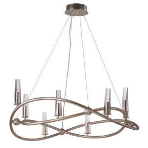 Maxim Lighting Entwine 8-Light Chandelier in Golden Silver 38497Clgs - All