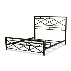 Fbg Alpine Snap Bed Rustic Pewter Cal King B41167 - All