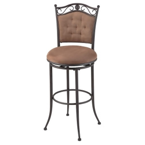 Fbg Helena Metal Swivel Barstool Cocoa/Umber 30 C1x010 - All